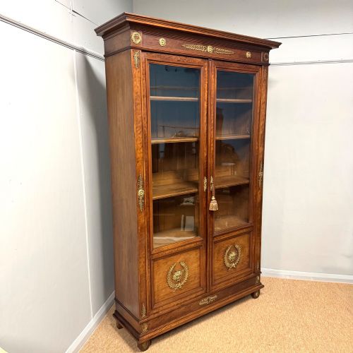 French Empire Adjustable Glazed Bookcase