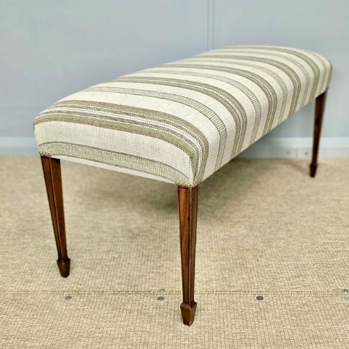 Satinwood Piano Stool by Hampton & Sons of Pall Mall