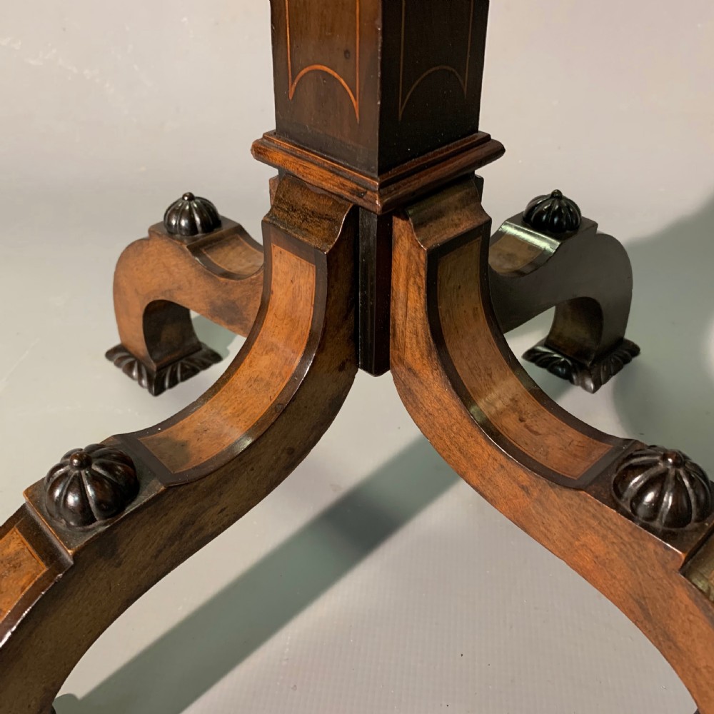 Ebony and ivory inlaid side table  View VII