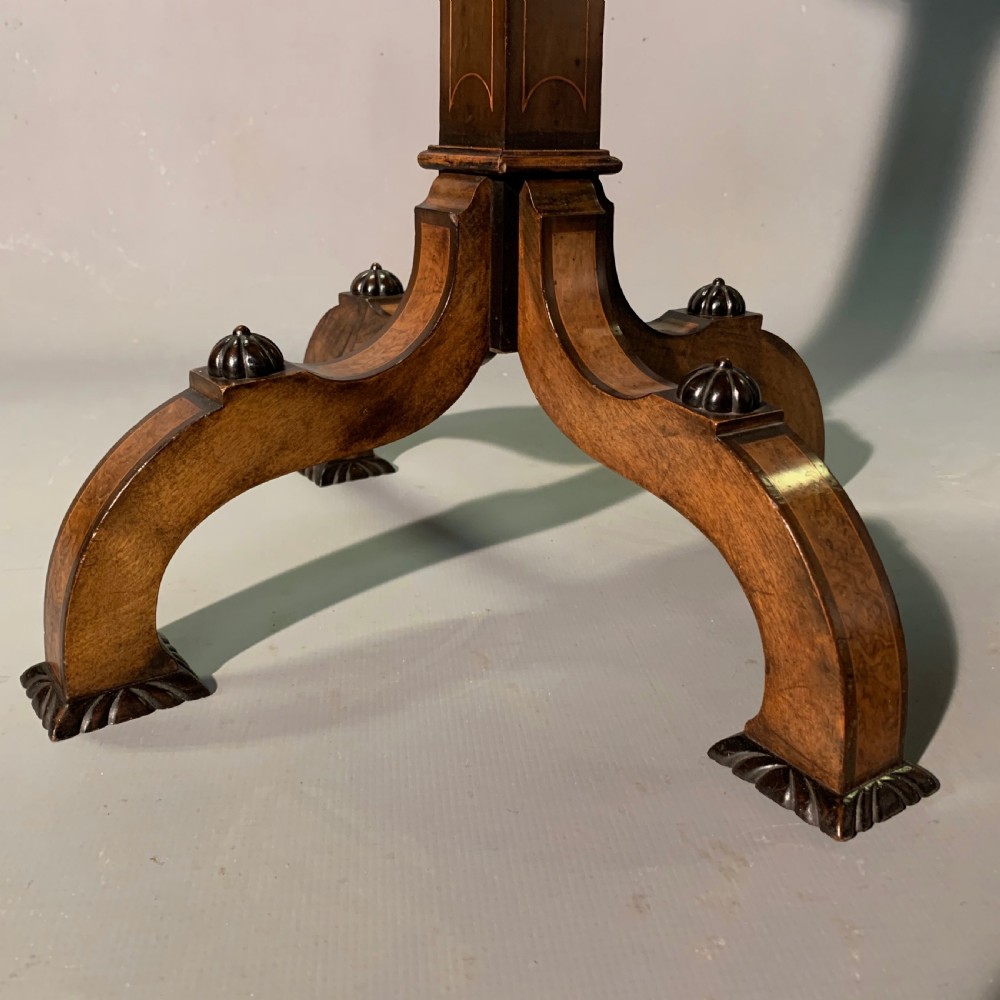 Ebony and ivory inlaid side table  View VIII