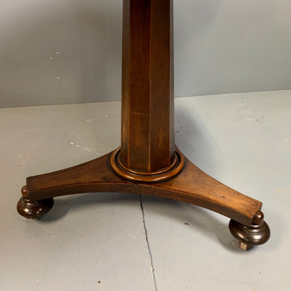 Matched pair of Regency tilt top tables 102cm diameter View VI