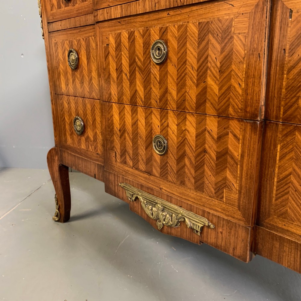 French kingwood commode with rouge marble top View III
