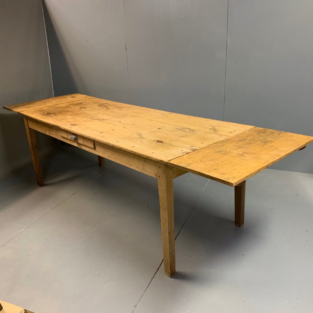 Antique French Farmhouse extending table 281cm  View II