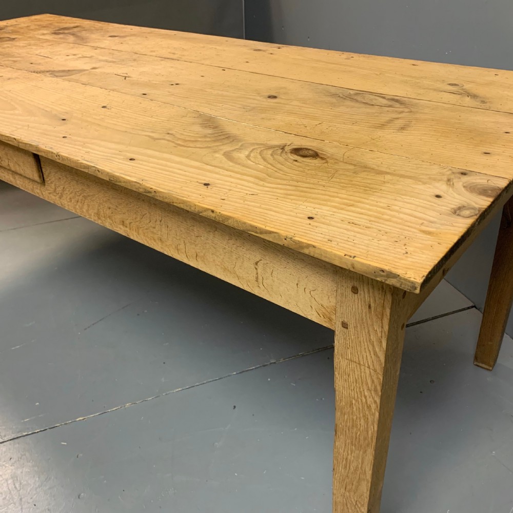 Antique French Farmhouse extending table 281cm  View XI