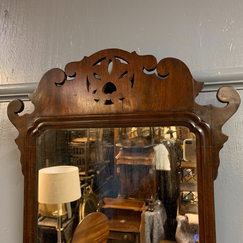 Georgian fretwork mirror with original glass View V