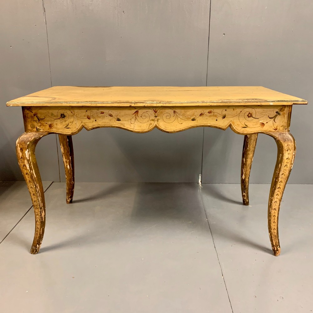 c18th Italian painted sofa table View II