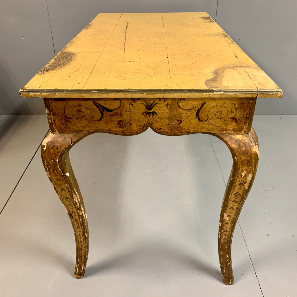 c18th Italian painted sofa table View V