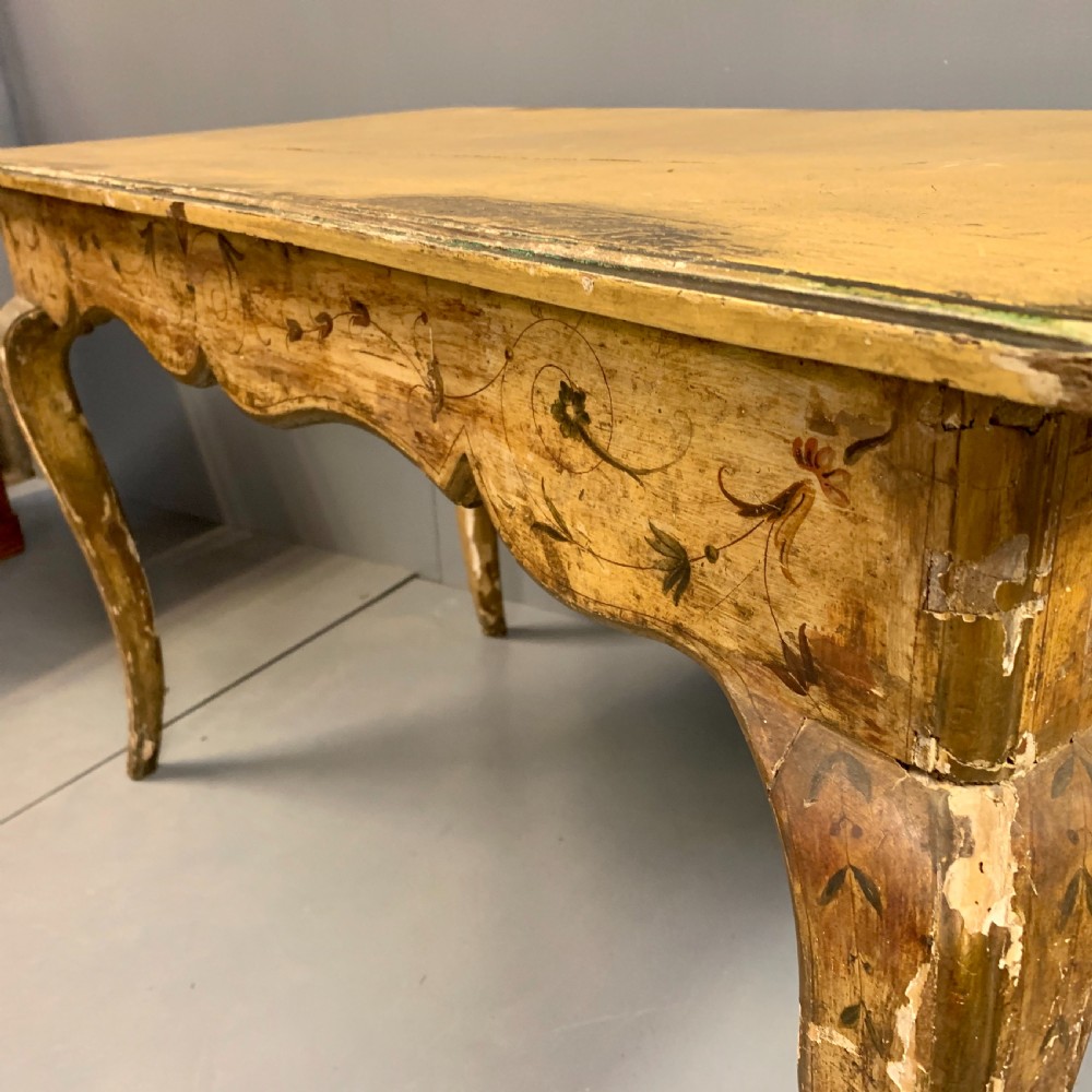 c18th Italian painted sofa table View VI