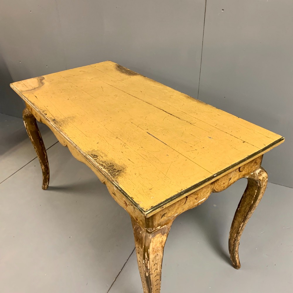 c18th Italian painted sofa table View XI
