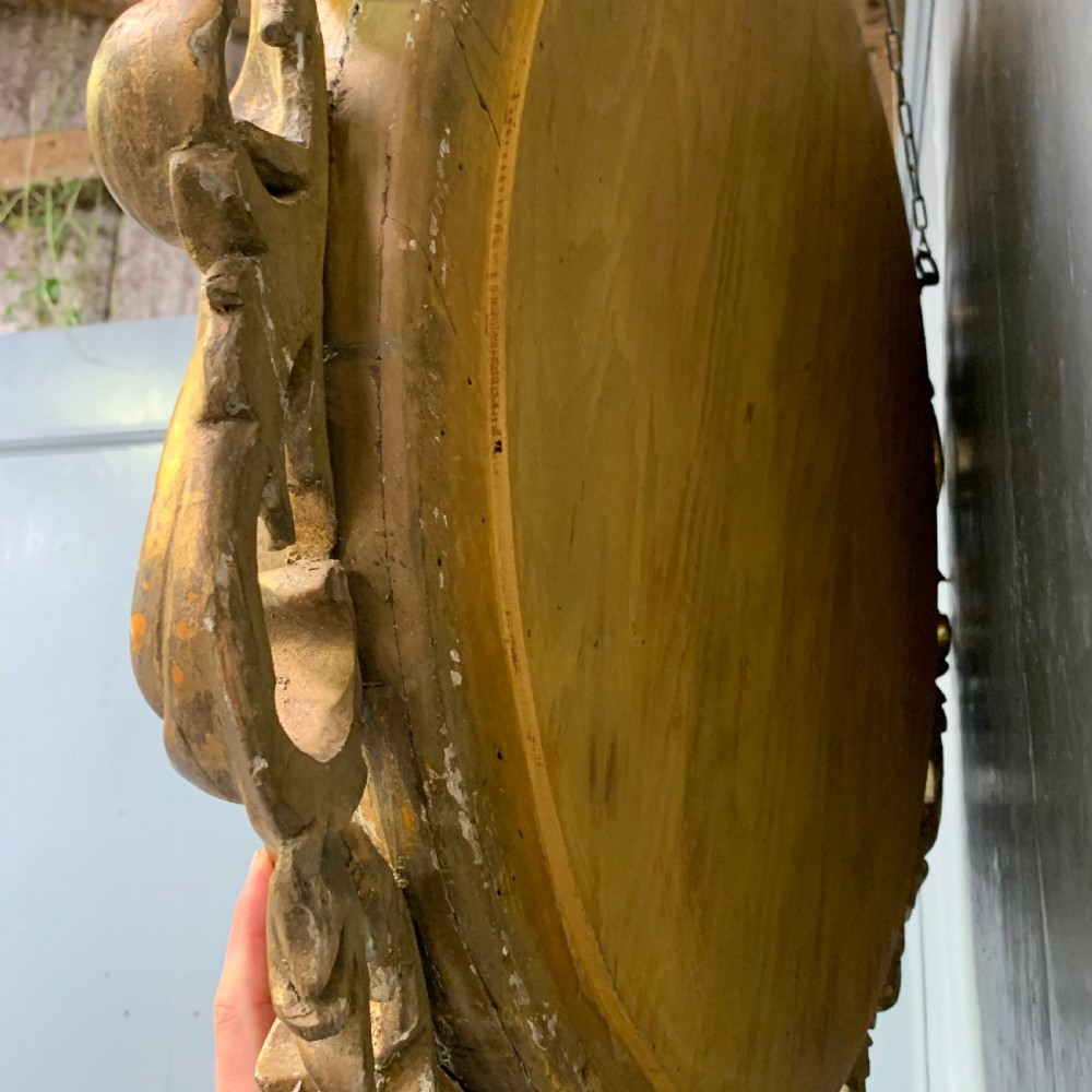 Large c18th Italian carved giltwood mirror  View VIII