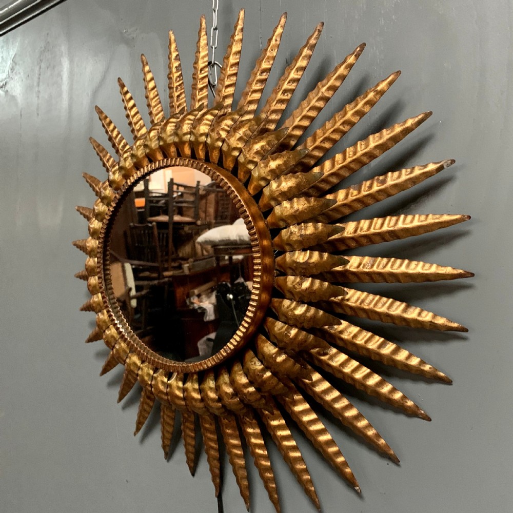 61cm diameter back lit Spanish sunburst mirror View III