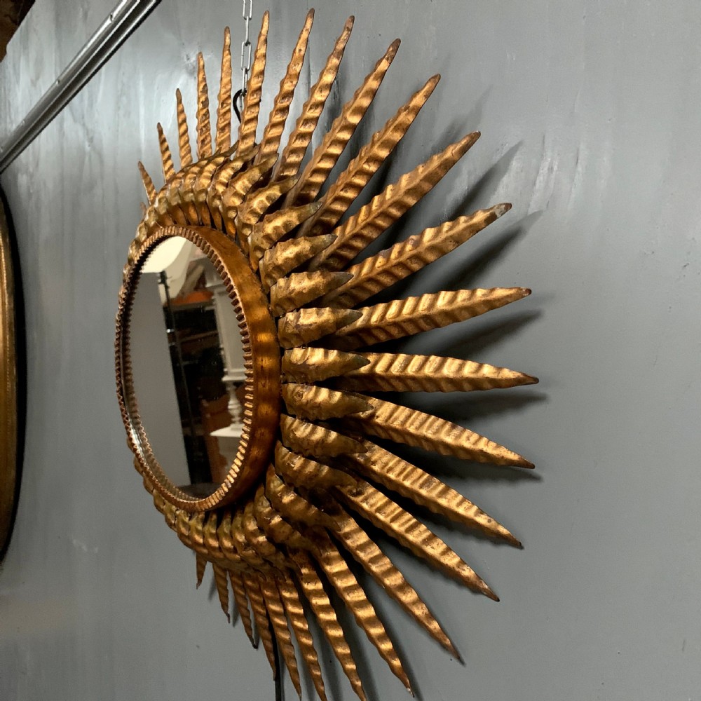 61cm diameter back lit Spanish sunburst mirror View IV
