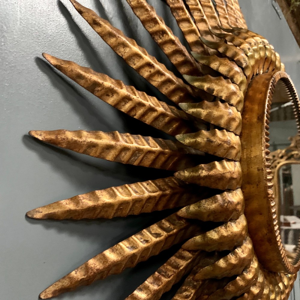 61cm diameter back lit Spanish sunburst mirror View V