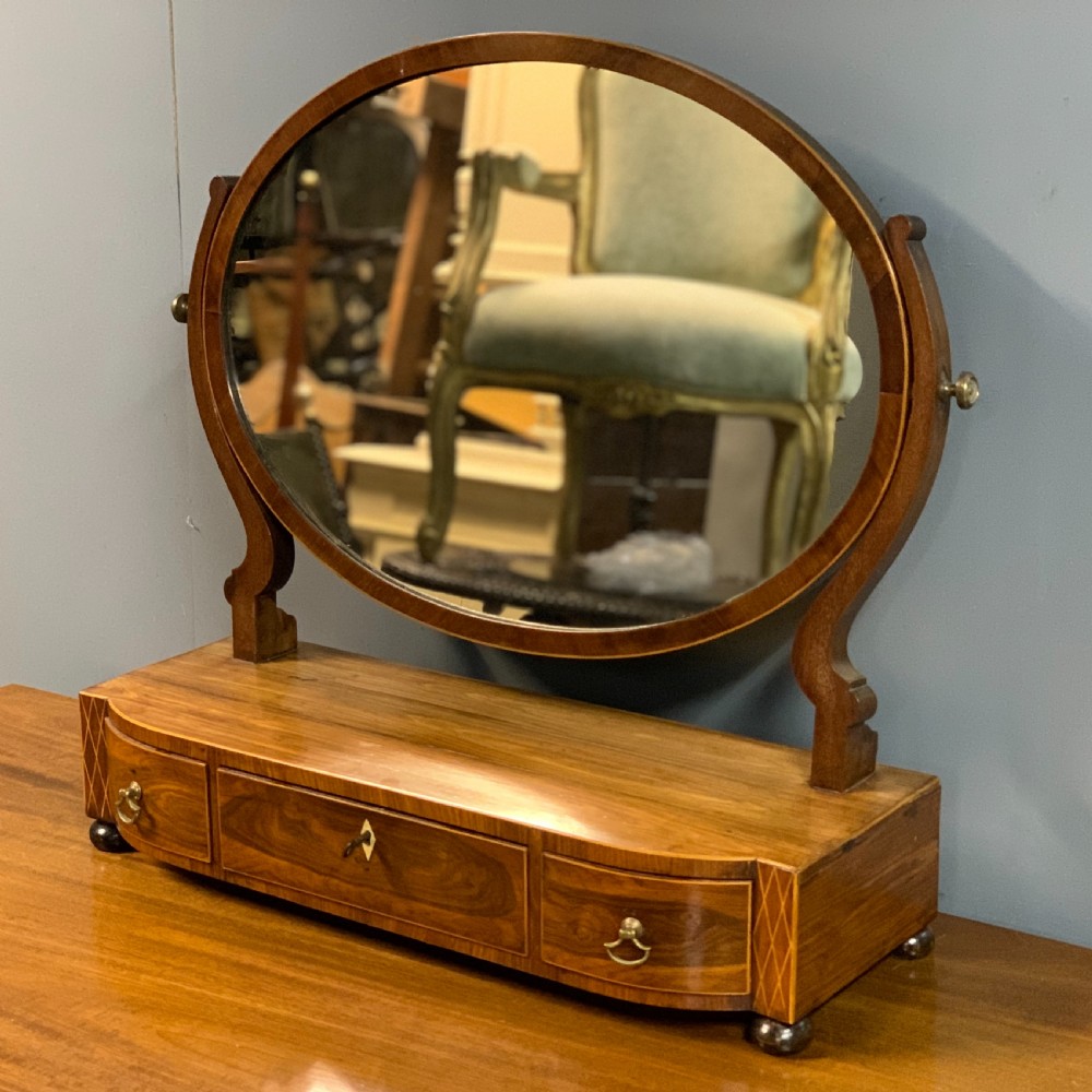 Georgian mahogany dressing table set View VII