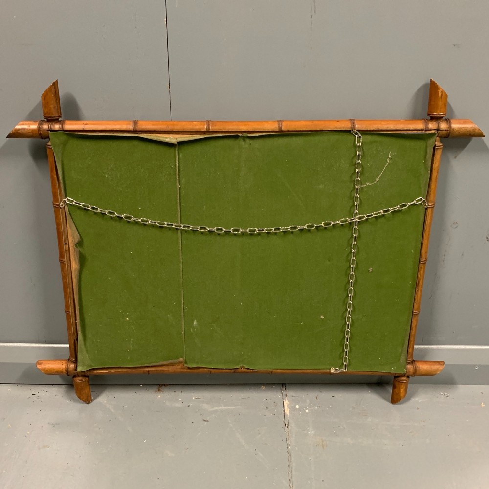 Pair of French faux bamboo mirrors View VI
