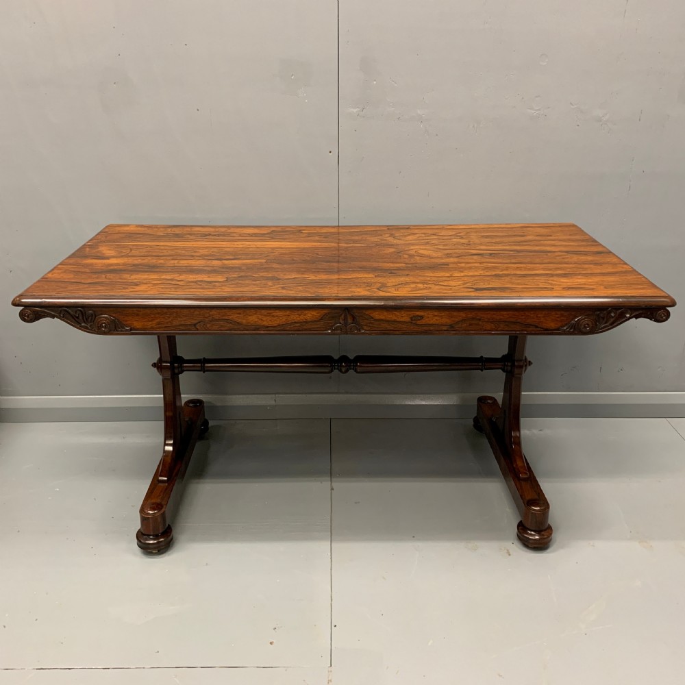 Regency rosewood library table 