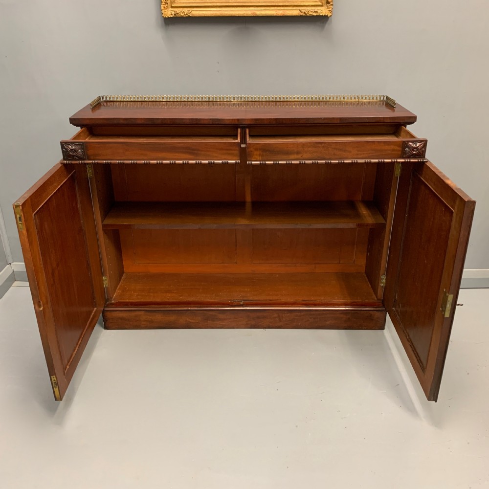 Slim late Georgian two door cabinet  View VIII