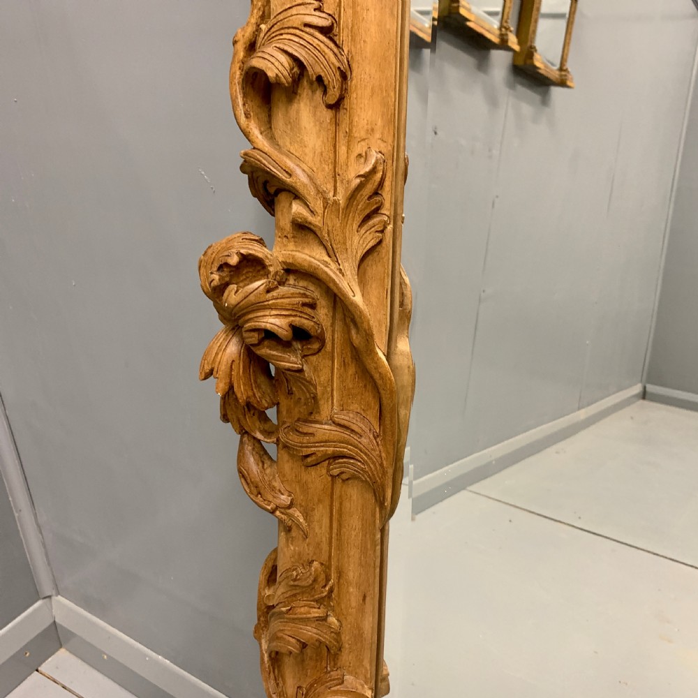 Large Continental carved frame mirror  View VII