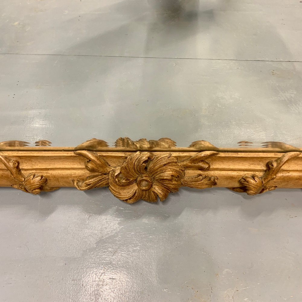 Large Continental carved frame mirror  View VIII