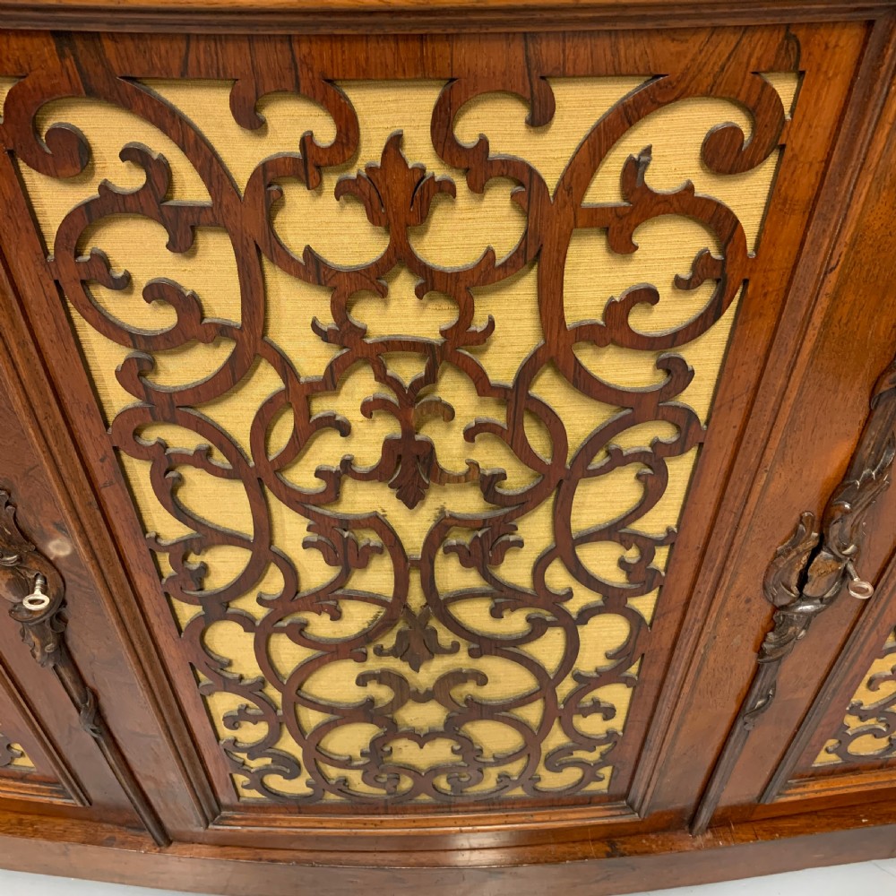 Gillows of Lancaster serpentine rosewood sideboard View VI