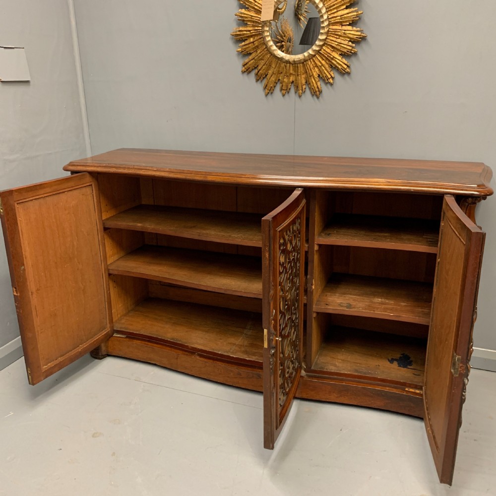Gillows of Lancaster serpentine rosewood sideboard View VIII
