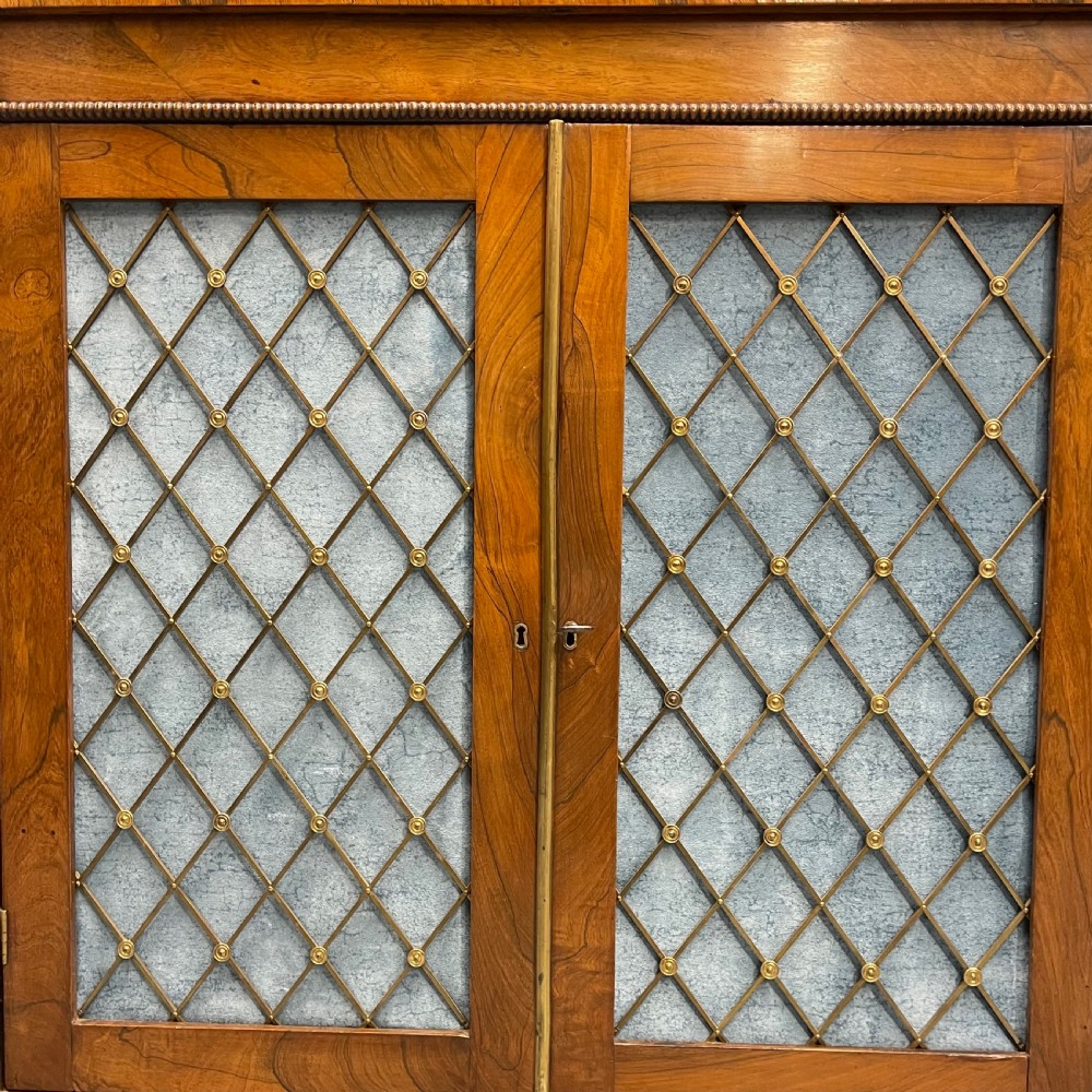 Regency rosewood and brass chiffonier  View VII