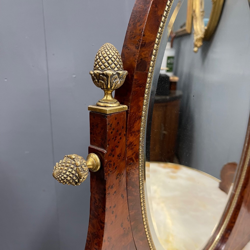 French burr amboyna and marble top dressing table  View VII