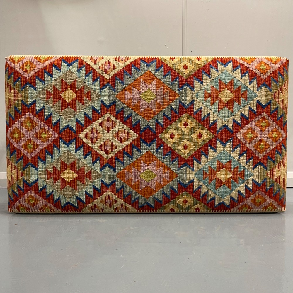 4’ x 2’ centre footstool in kilim View III