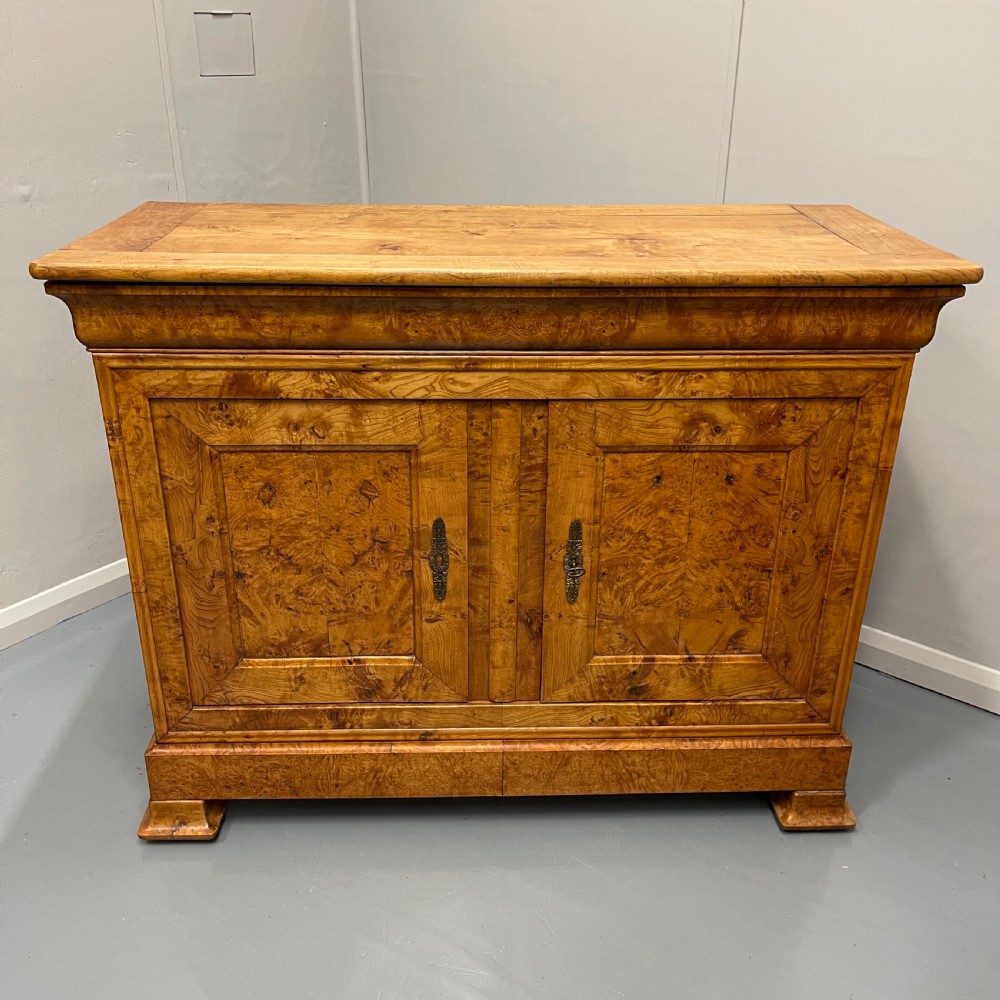 French burr elm buffet server