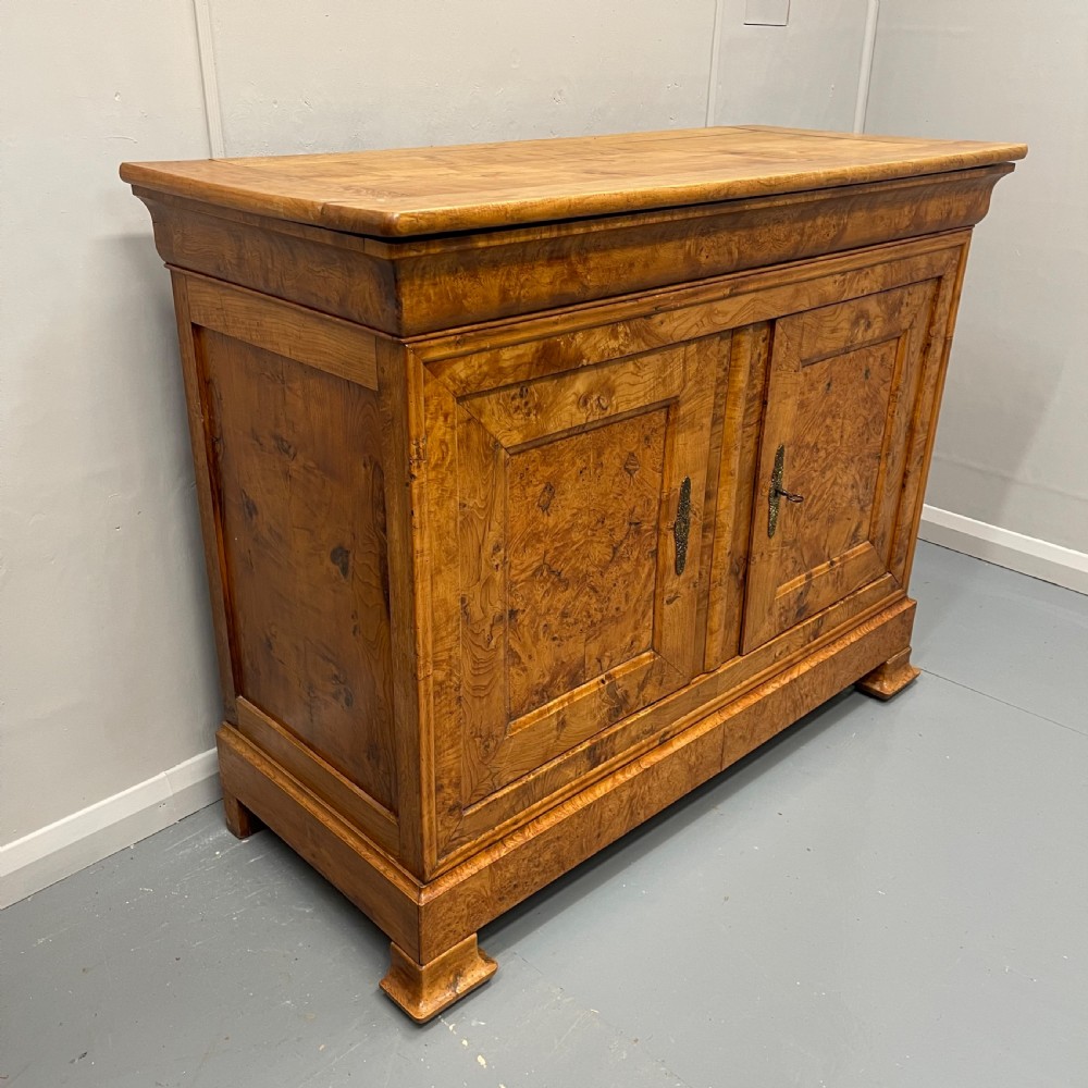 French burr elm buffet server View III