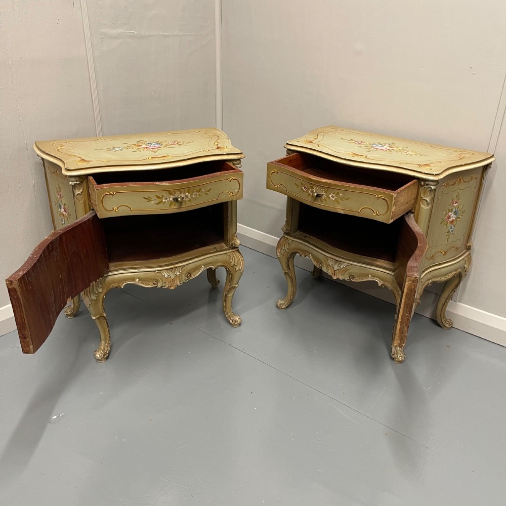 Pair of Venetian bedside cabinets  View IX