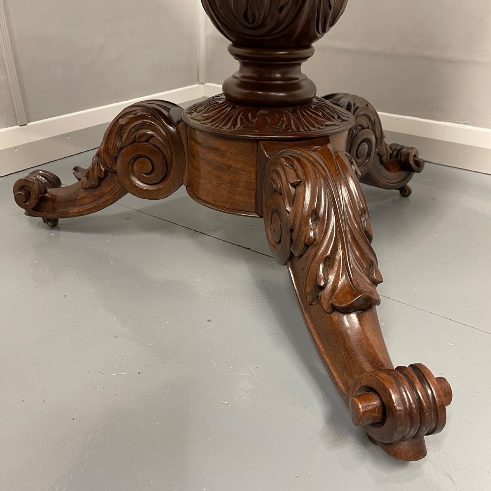 French 19th century marble top Gueridon centre table View VI