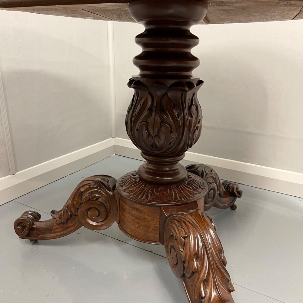 French 19th century marble top Gueridon centre table View VII