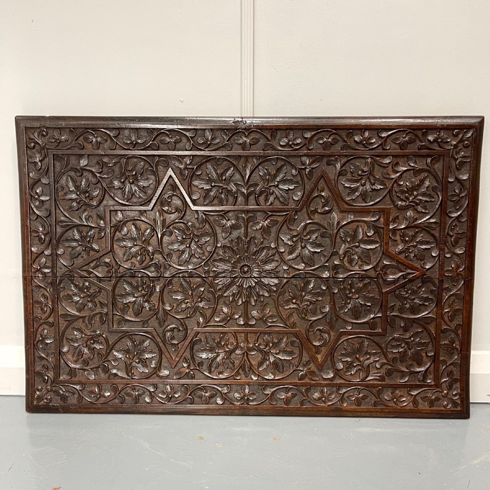 Anglo Indian teak folding side table View IV