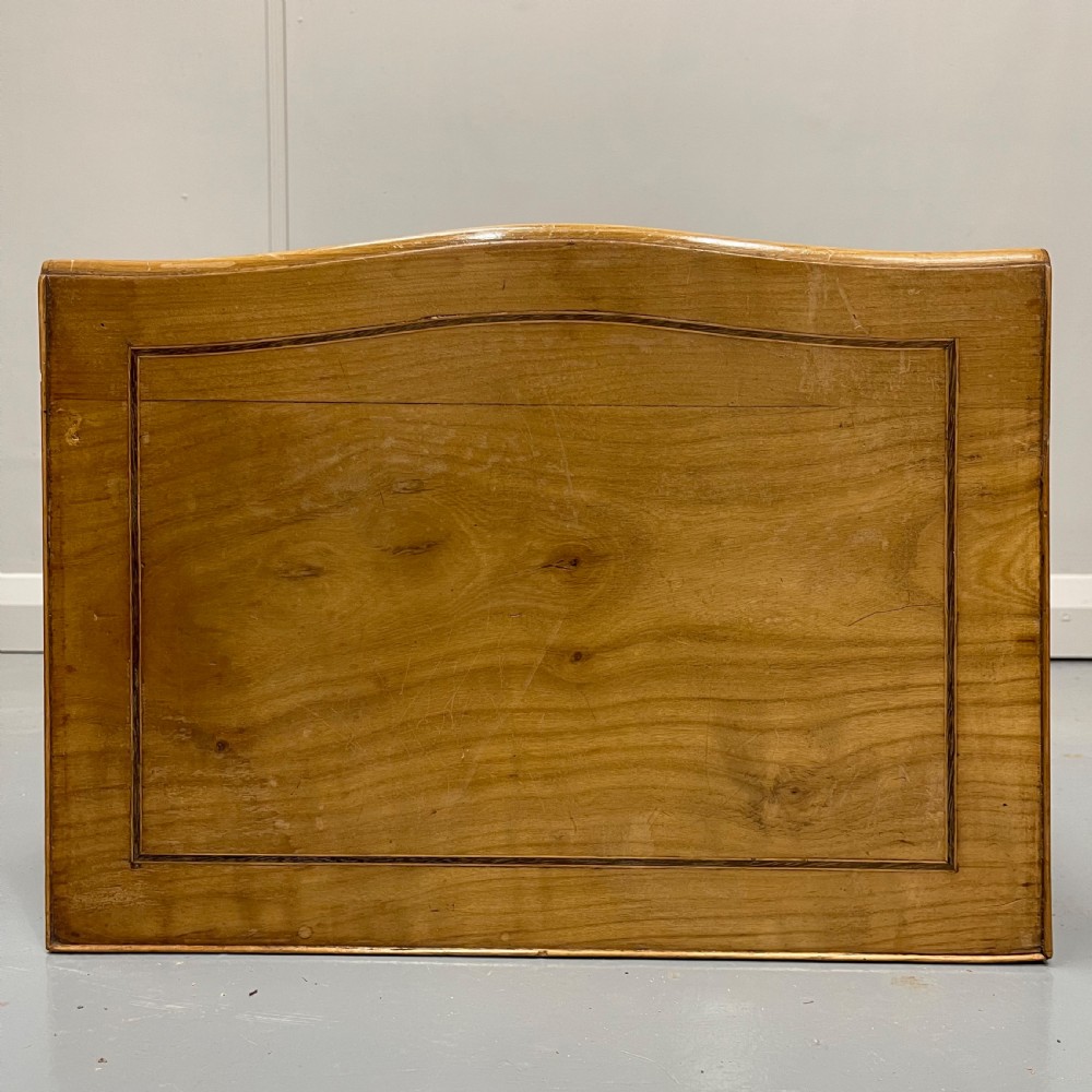 Pair of French ash inlaid bedside lamp tables View IV