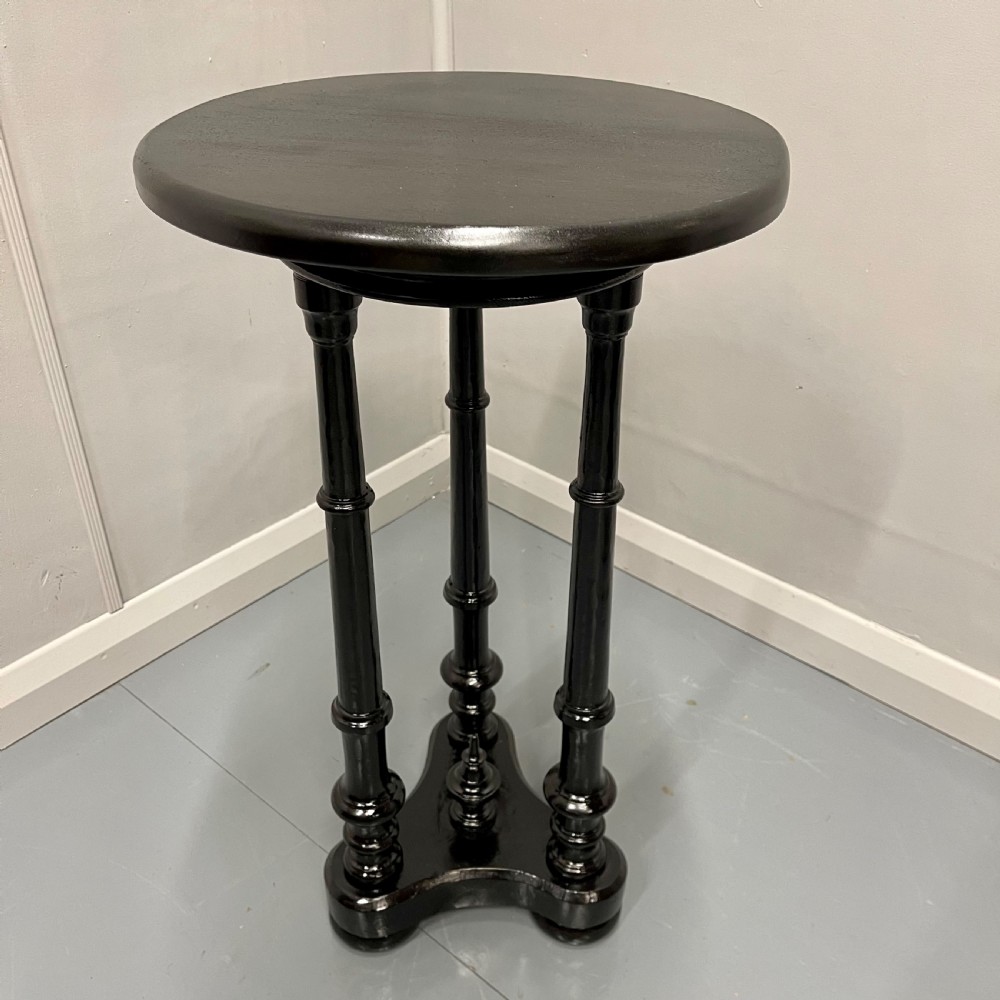 Pair of ebonised Regency style side tables View VII