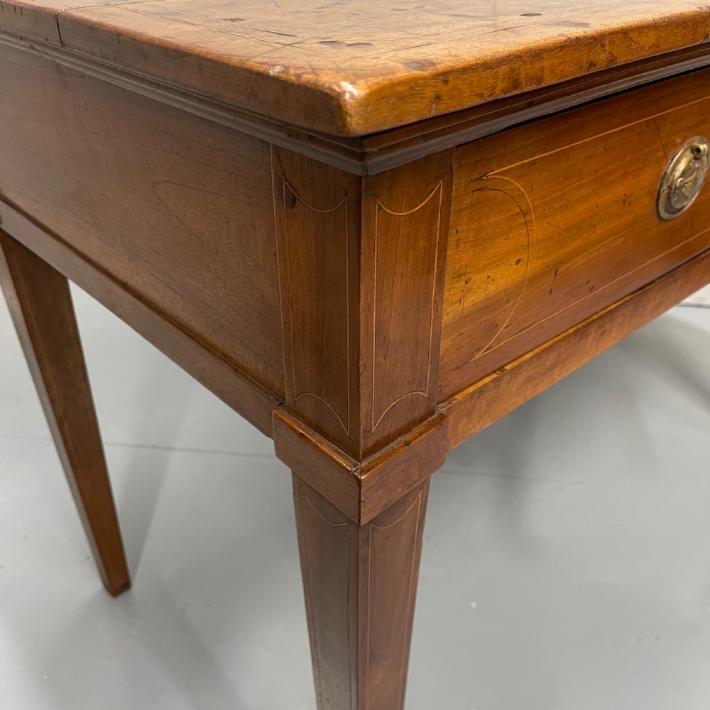 French provincial Empire fruitwood inlaid desk View VIII