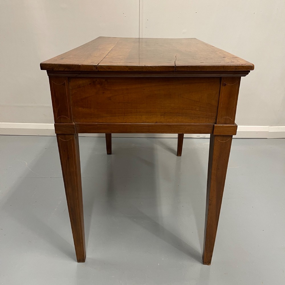 French provincial Empire fruitwood inlaid desk View X