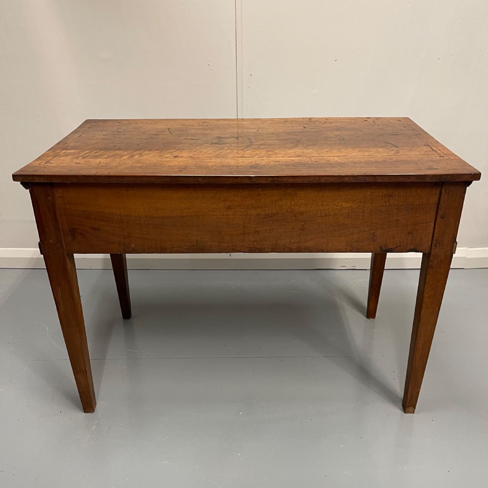 French provincial Empire fruitwood inlaid desk View XIV