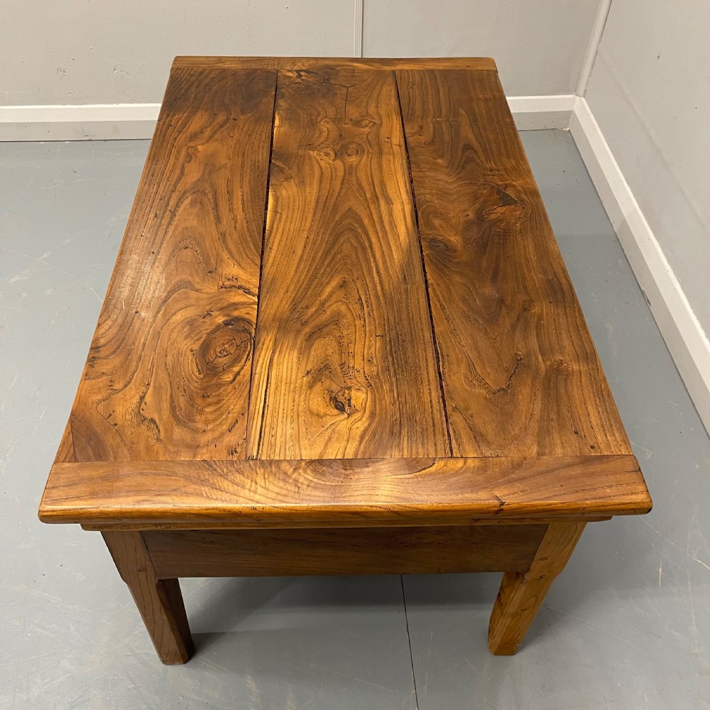 French chestnut coffee table with drawers  View VII