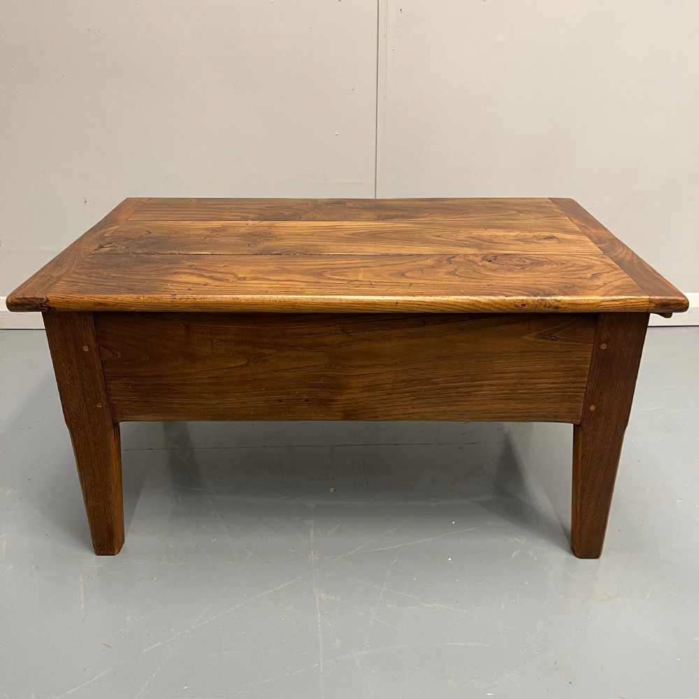 French chestnut coffee table with drawers  View IX