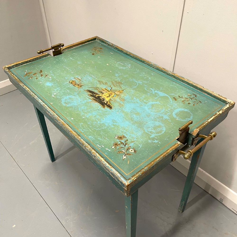 Chinoiserie folding tray side table View X