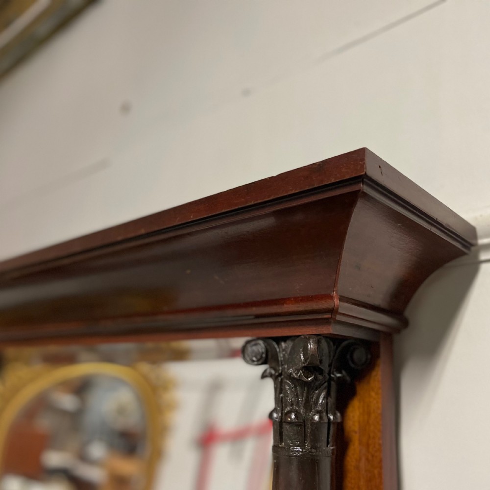 Large pair of late Regency overmantle mirrors View V