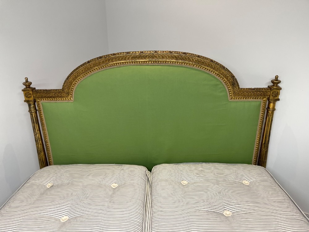 Antique French kingsize gilt bed  View VII