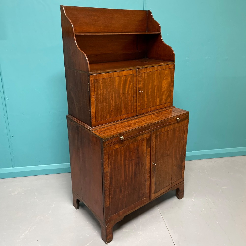 Regency waterfall bookcase with writing slide View II