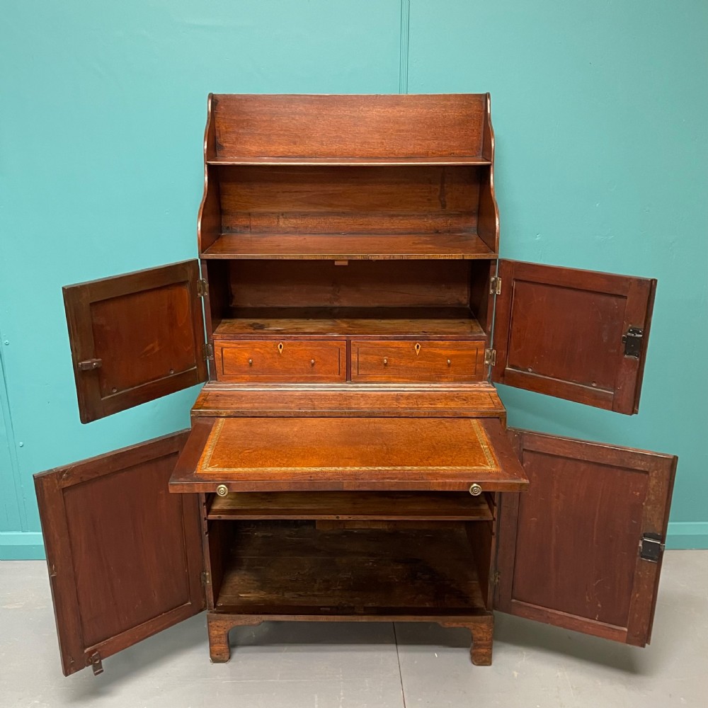 Regency waterfall bookcase with writing slide View V