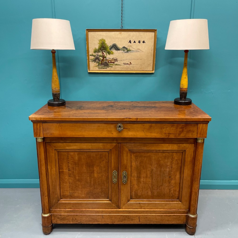 French 18th century pear wood buffet sideboard