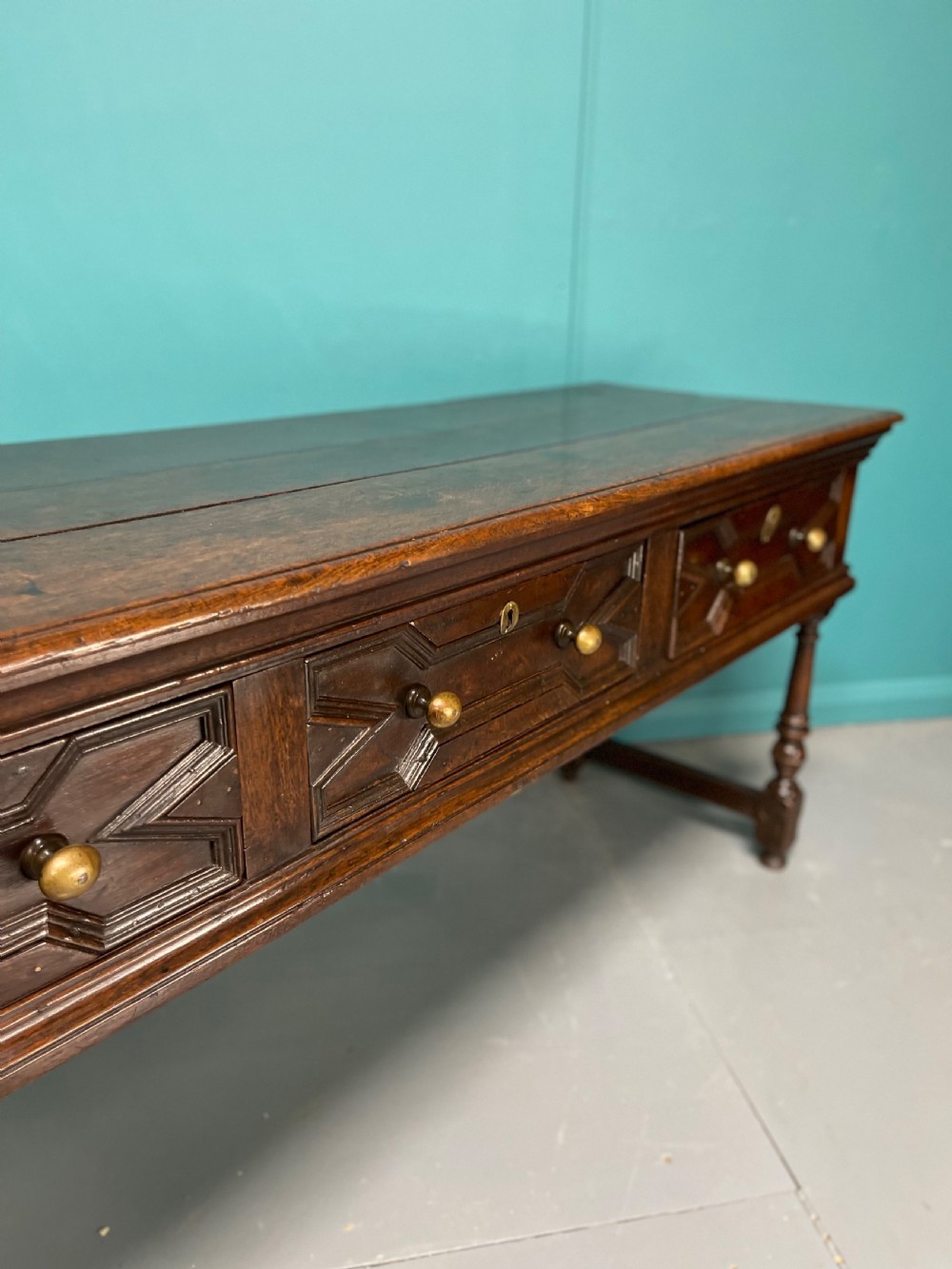 18th century geometric sideboard View IX