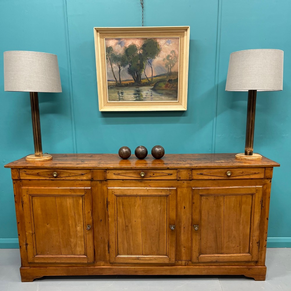 Early 19th century fruitwood enfilade  View IX
