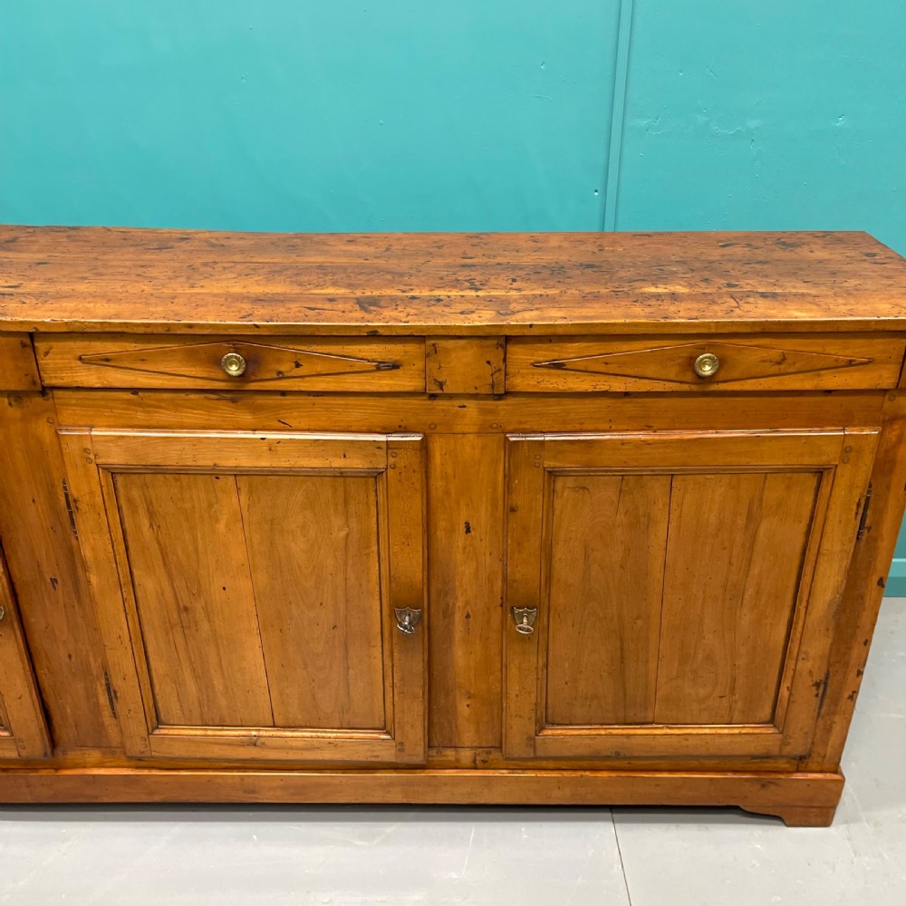 Early 19th century fruitwood enfilade  View V